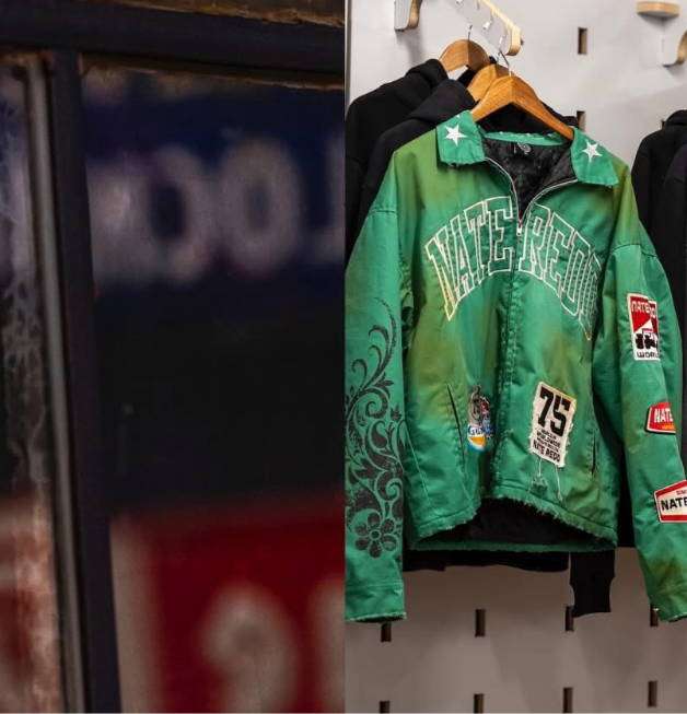 Green Biker Jacket
