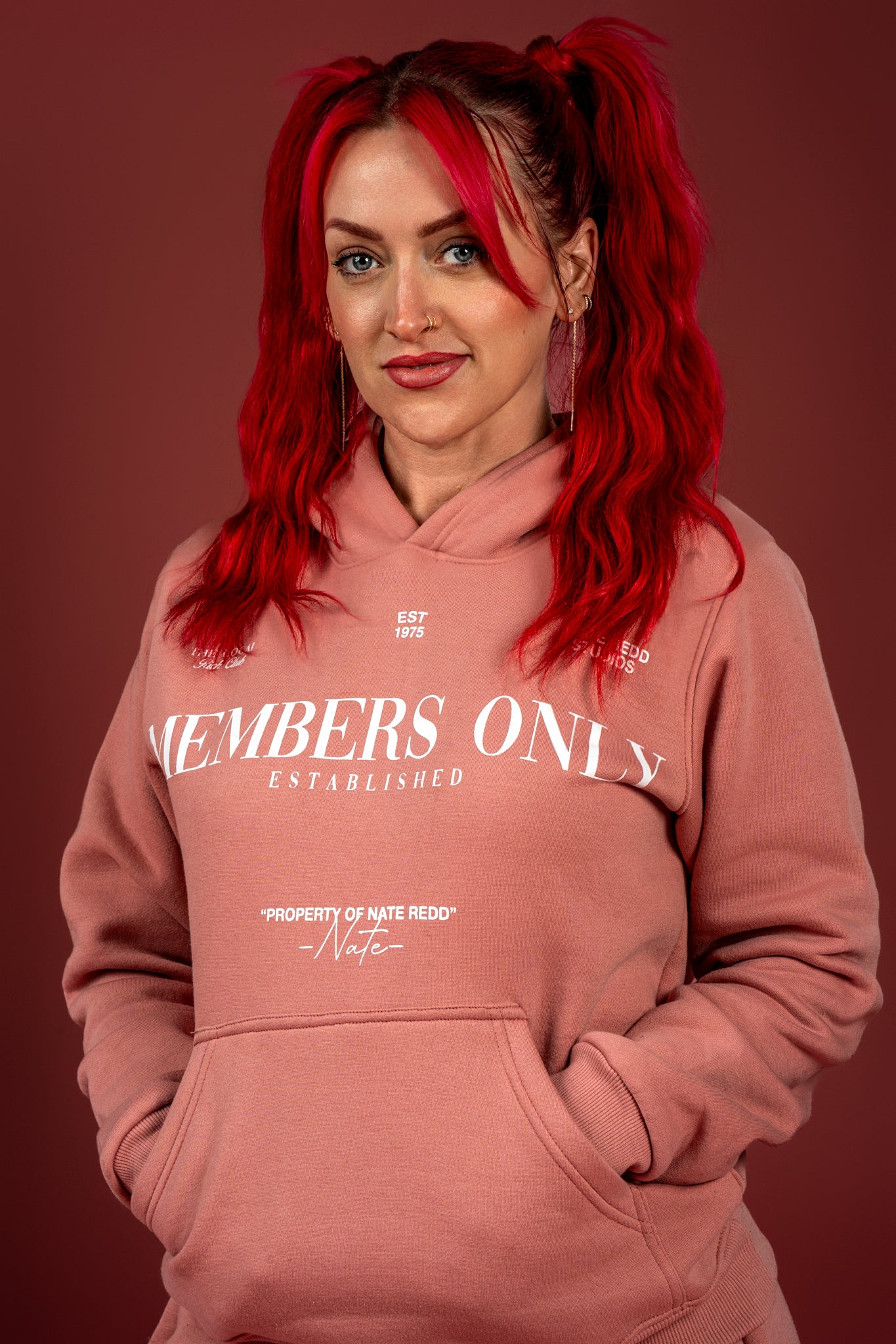 Salmon Members Only Unisex Stacked Set