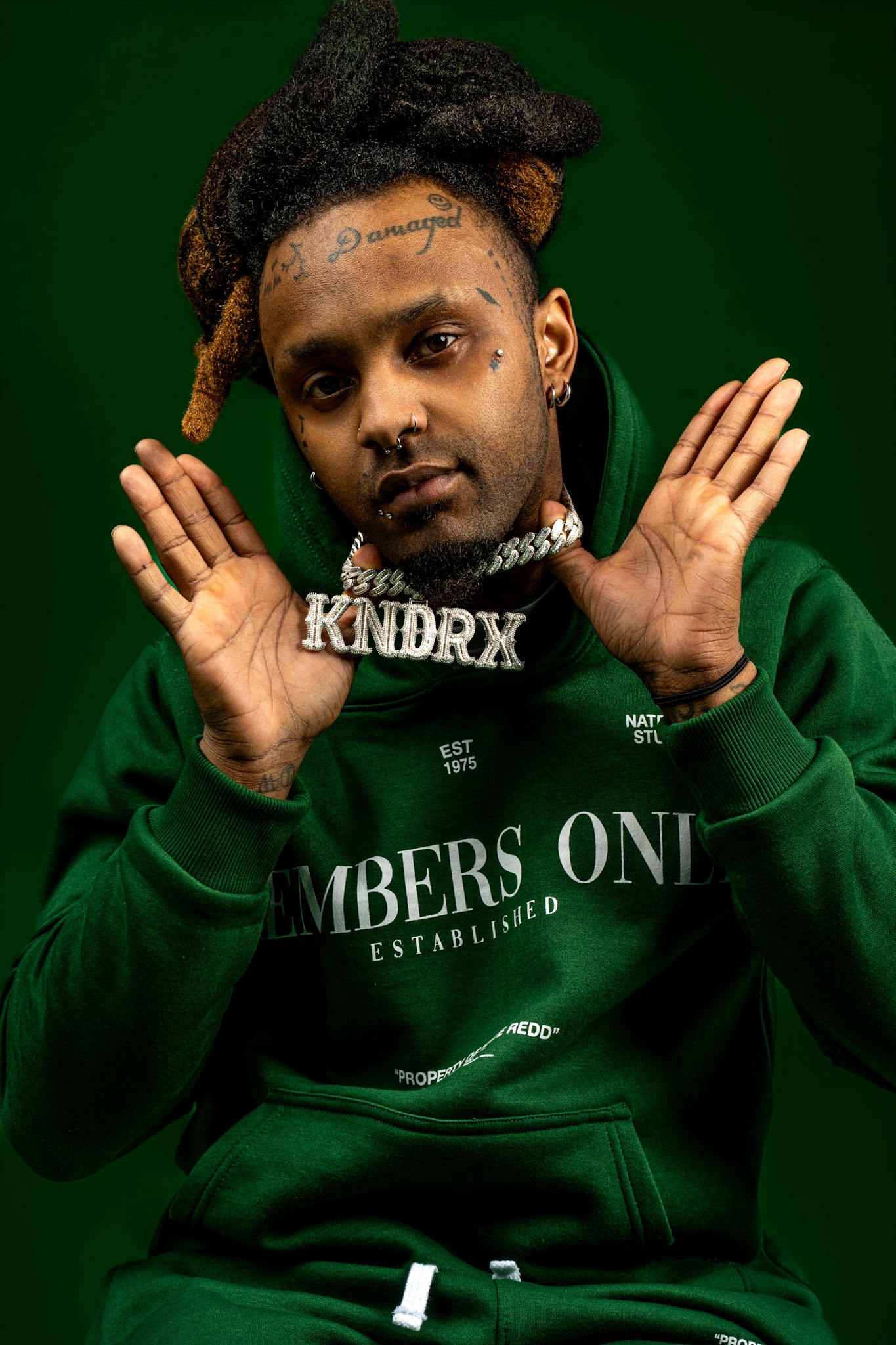 Green Members Only Unisex Stacked Set