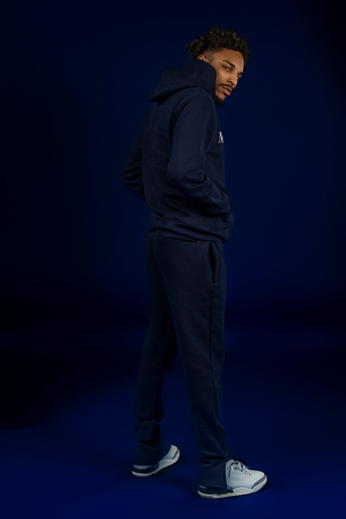 Blue Members Only Unisex Stacked Set