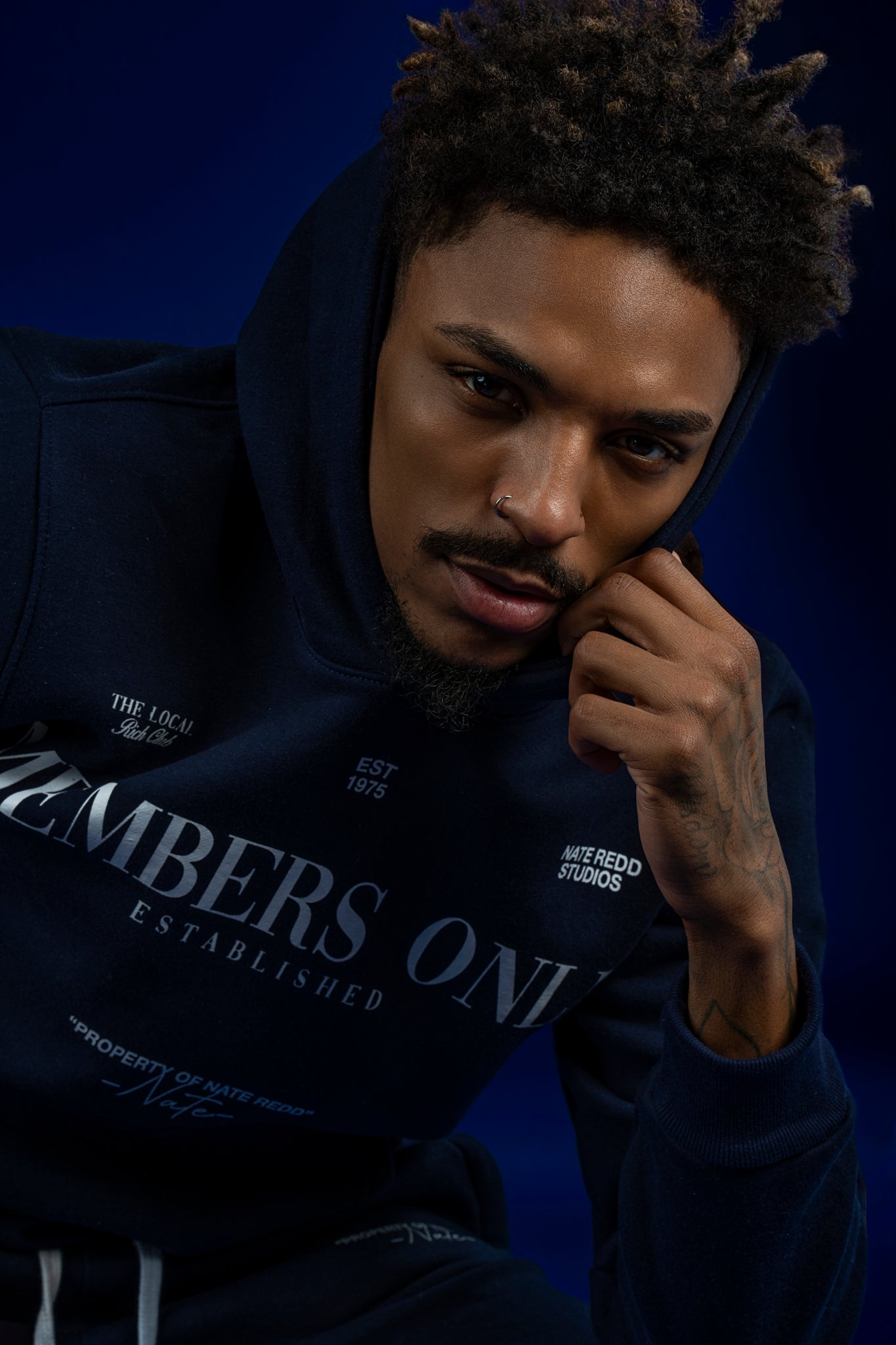 Blue Members Only Unisex Stacked Set