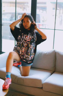 Nate Redd Black Skeleton T-Shirt