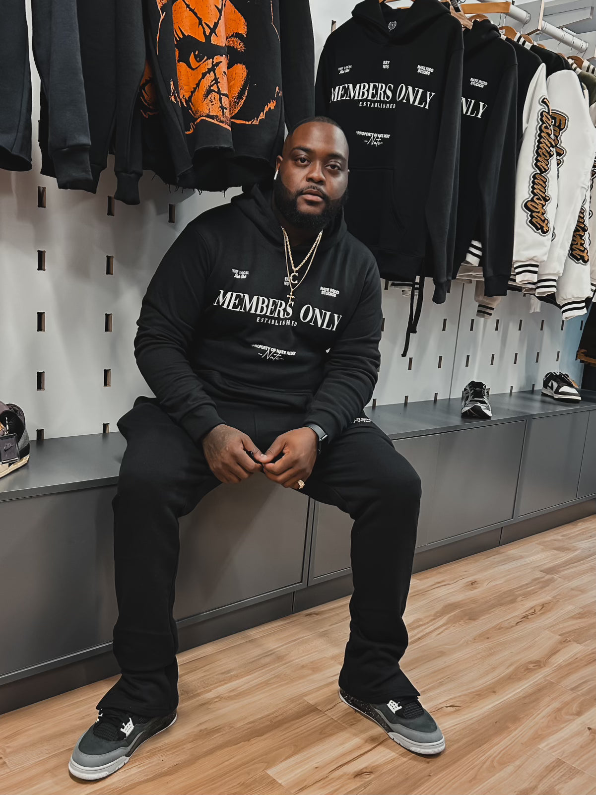 Black Unisex Hoodie Stack Set