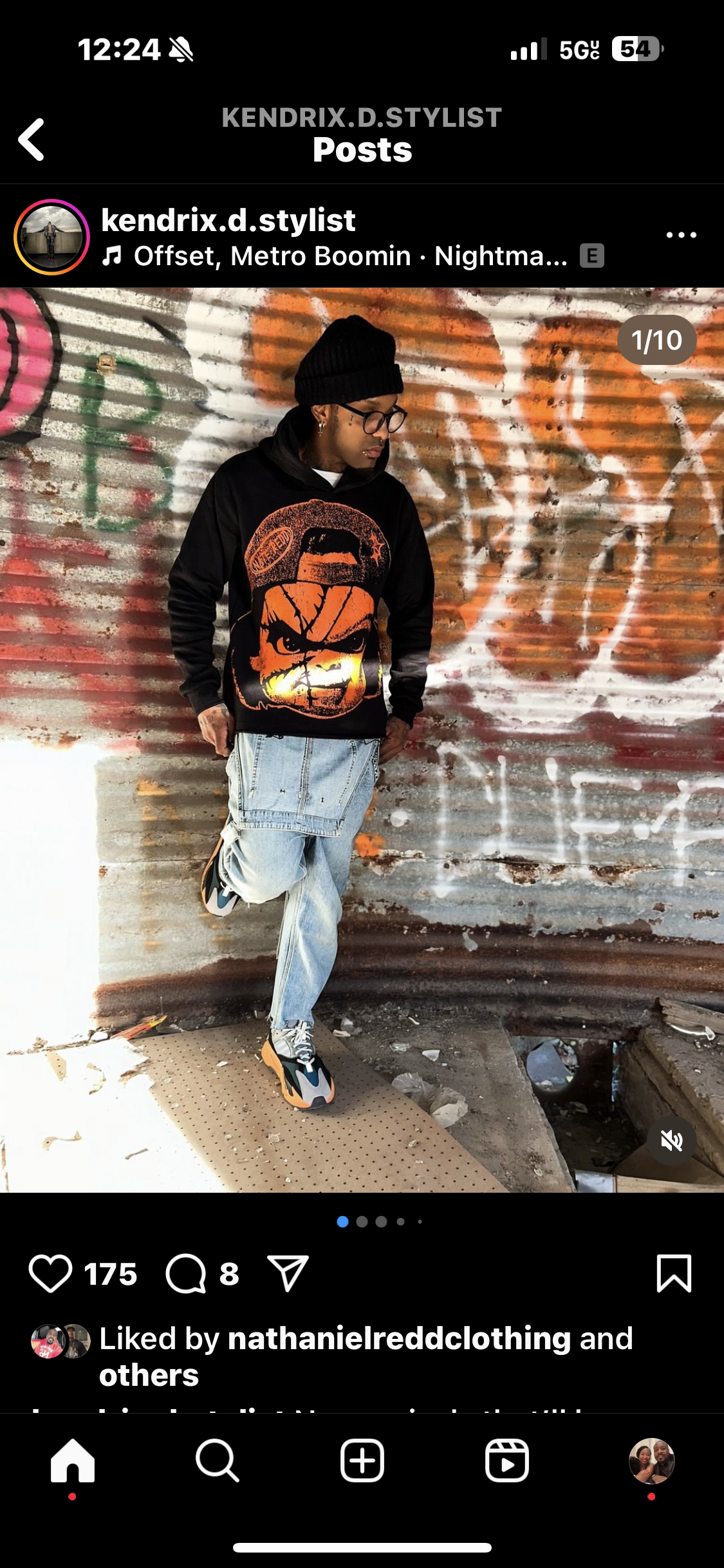 Black and Orange Chucky Hoodie