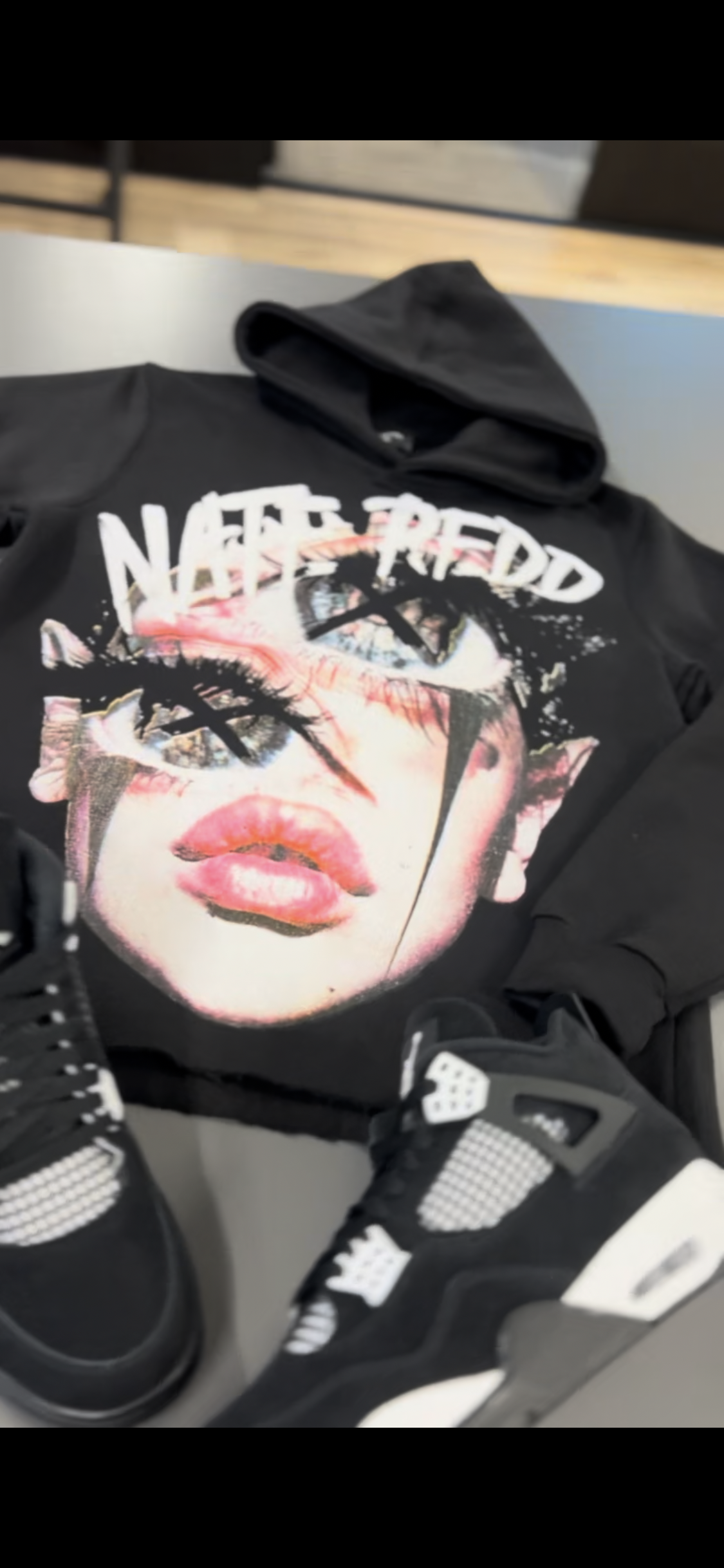 Nate Redd Girl Face Hoodie