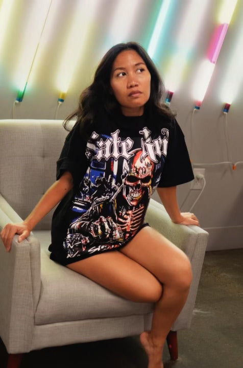 Nate Redd Black Skeleton T-Shirt 