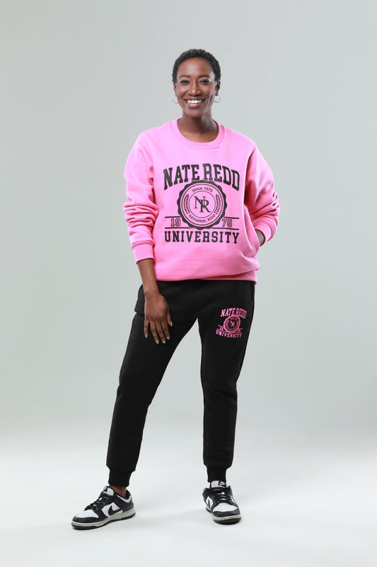 Pink/Black women’s University set